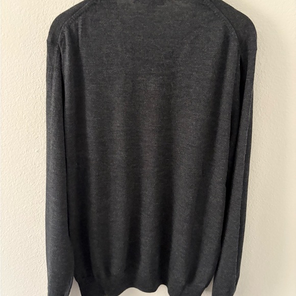 J. Crew Charcoal V-Neck Sweater for Men - Picture 3 of 3